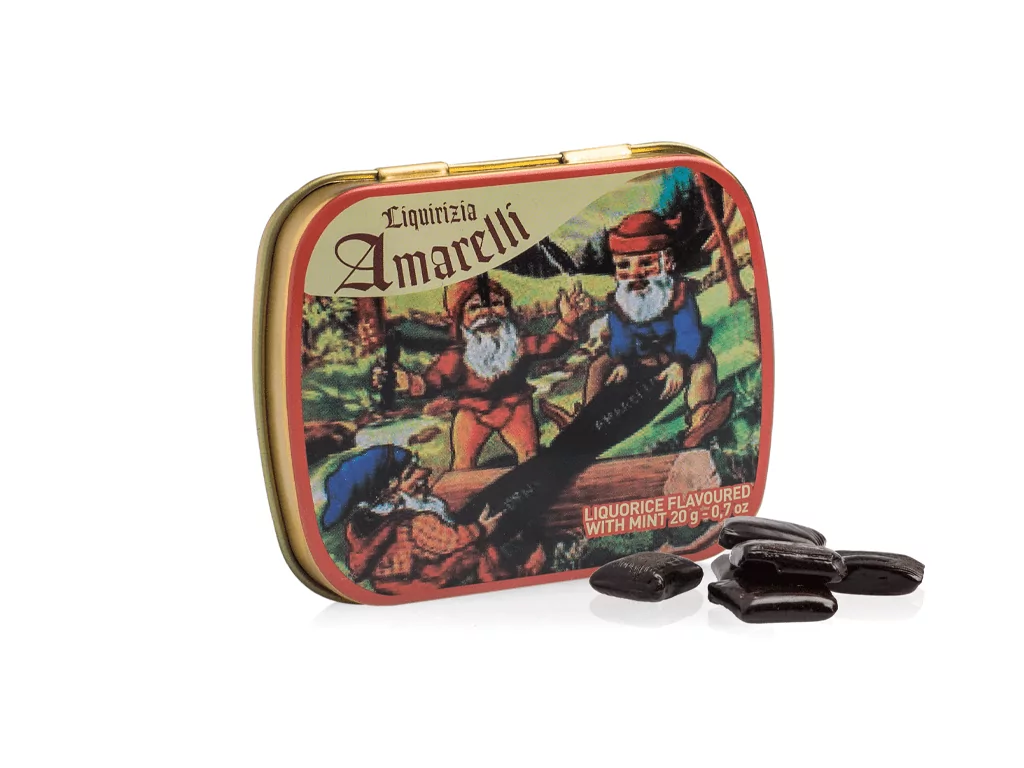 amarelli-liquirizia-aromatizzata-nanetti-lakritz-minze-20g image 1