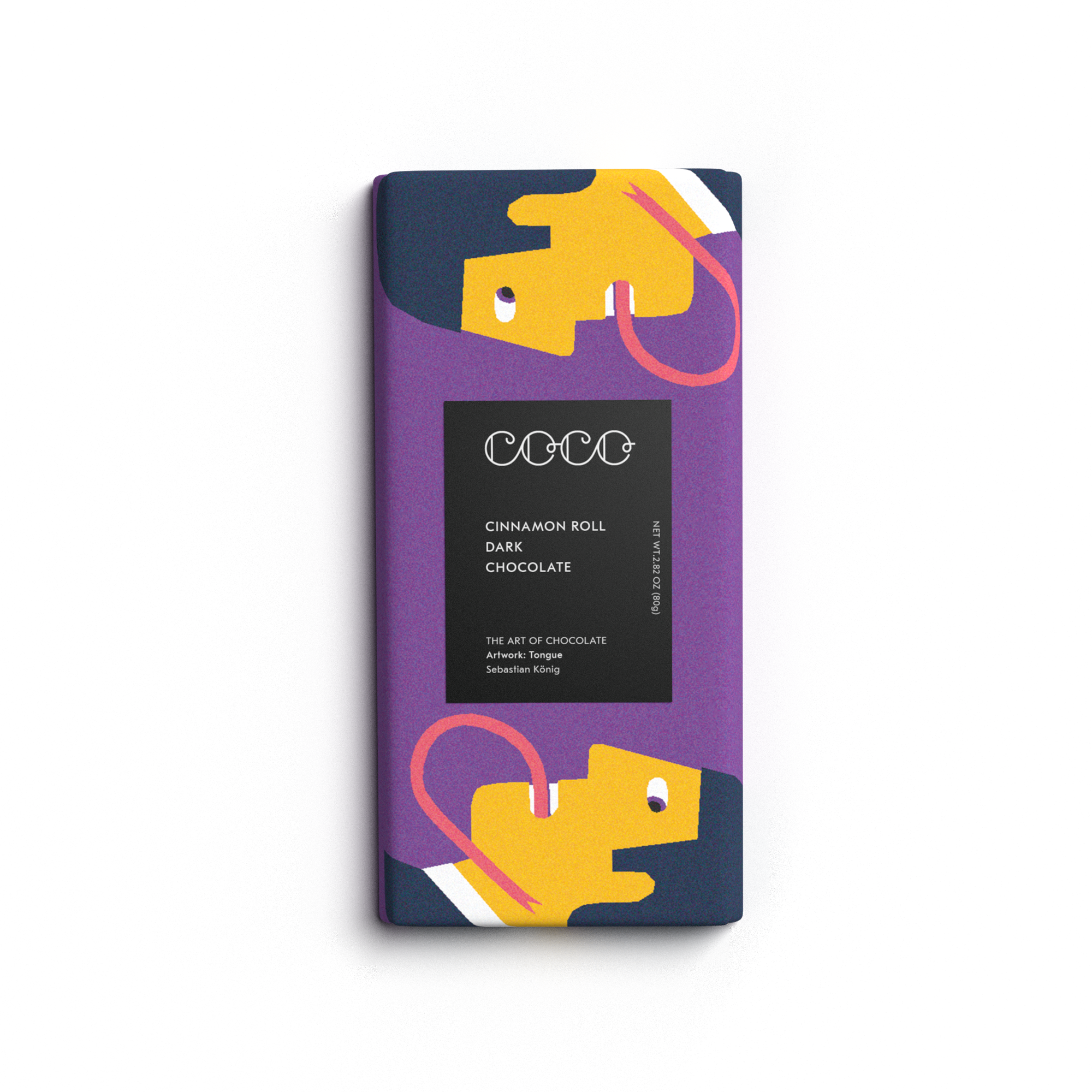 coco-chocolatier-cinnamon-roll-zartbitter-schokolade-80g-vegan image 2