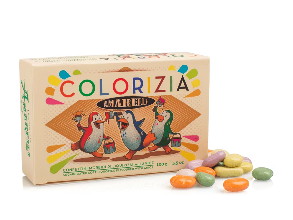 amarelli-colorizia-anis-lakritzdragees-100-g-dragiert image 1