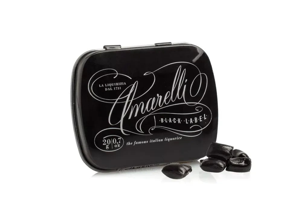 amarelli-liquirizia-pura-black-label-mini-lakritz-20-g-pur image 1