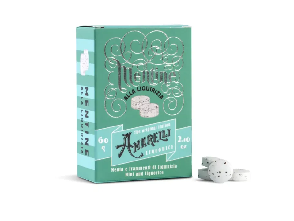 amarelli-licorice-mints-minz-pastillen-60-g image 1