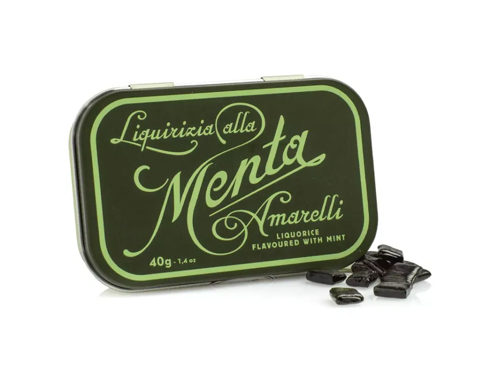 amarelli-green-minz-lakritz-40g-beutel image 1